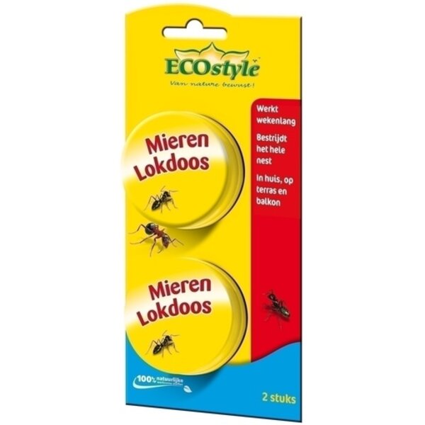 ECOSTYLE ECOSTYLE MIERENLOKDOOS 2 STUKS