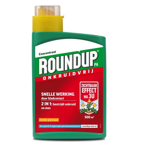 ROUNDUP NATURAL GLYFOSAAT VRIJ CONCENTRAAT 900ML VOOR 500M²