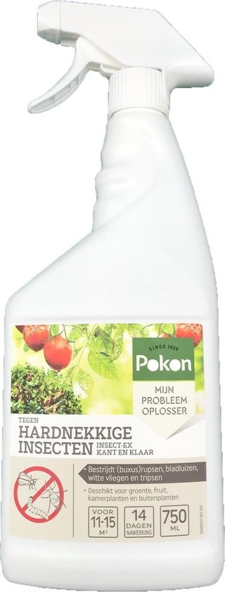 POKON TEGEN HARDNEKKIGE INSECTEN INSECT-EX KANT EN KLAAR 750 ML