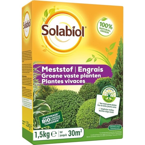 SOLABIOL SOLABIOL MESTSTOF BLOEIENDE PLANTEN 1,5 KG