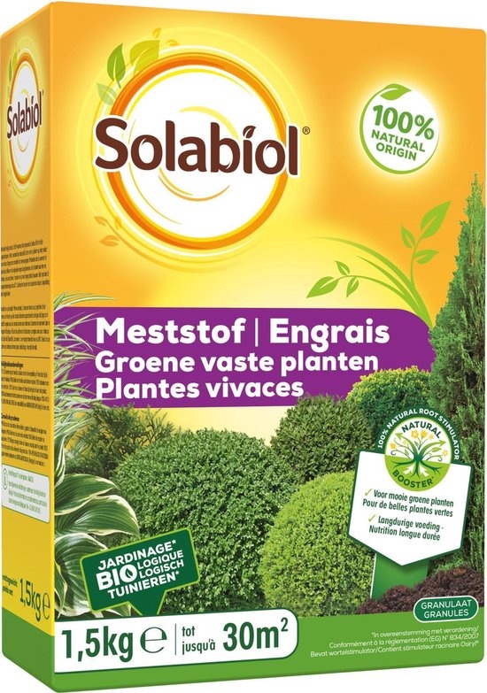 SOLABIOL MESTSTOF BLOEIENDE PLANTEN 1,5 KG