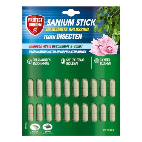 PROTECT GARDEN SANIUM STICK TEGEN INSECTEN 20 STUKS