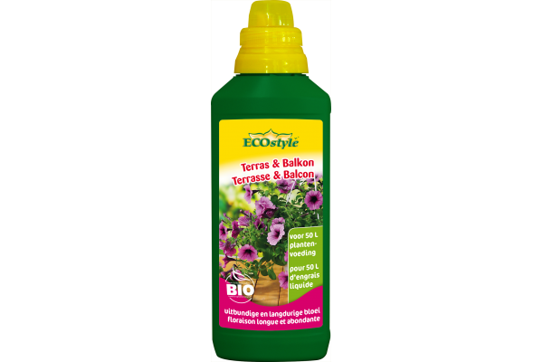 ECOSTYLE  Terras & Balkon plantenvoeding  1 LITER