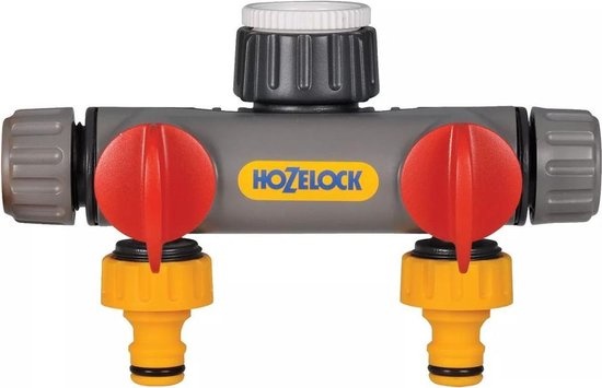 HOZELOCK 2-WEG WATERVERDELER 3/4”, 1/2'' EN 1"