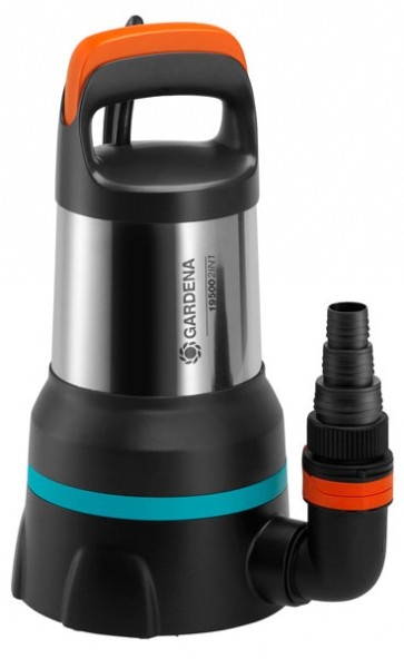 GARDENA 2-IN-1 SCHOON EN VUILWATER DOMPELPOMP 19500 MET AQUASENSOR