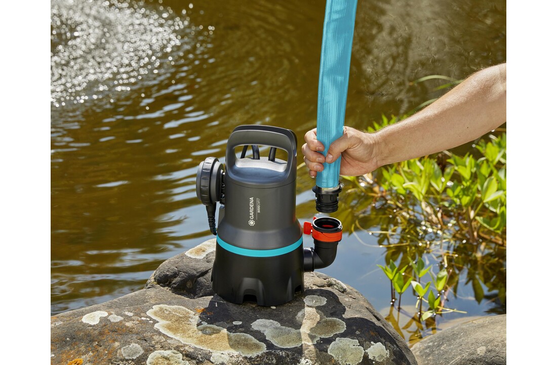 GARDENA VUILWATER DOMPELPOMP 9000 MET VLOTTER