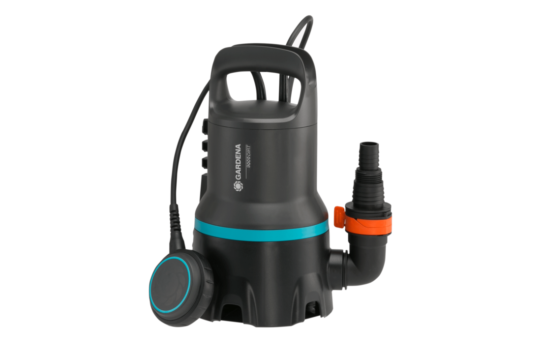 GARDENA VUILWATER DOMPELPOMP 9000 MET VLOTTER