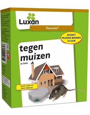 LUXAN Tomorin kant en klaar lokdoosje tegen muizen