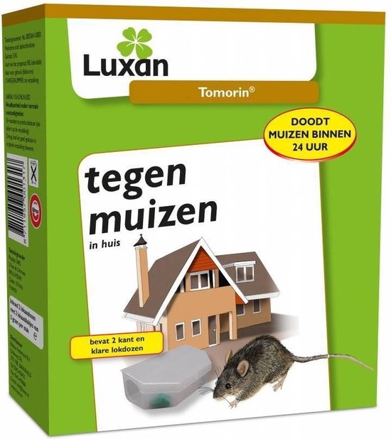 Luxan Tomorin kant en klaar lokdoosje tegen muizen