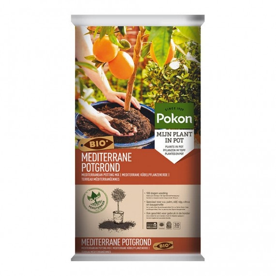 POKON MEDITERRANE POTGROND BIO 30 LITER