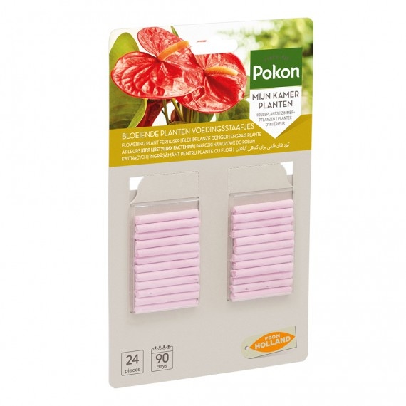 POKON BLOEIENDE PLANTEN VOEDINGSSTAAFJES 24 STUKS