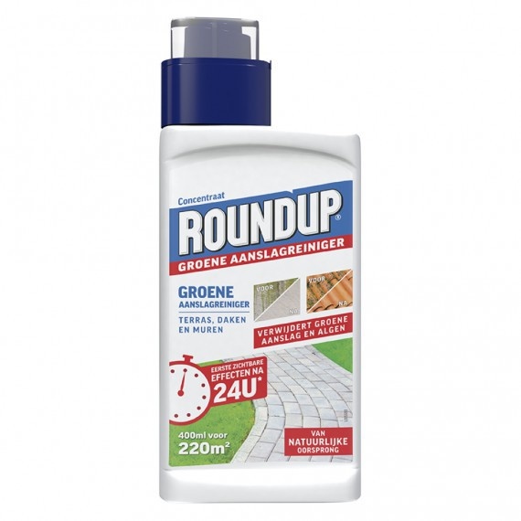 ROUNDUP NATURAL GROENE AANSLAGREINIGER CONCENTRAAT 400 ML