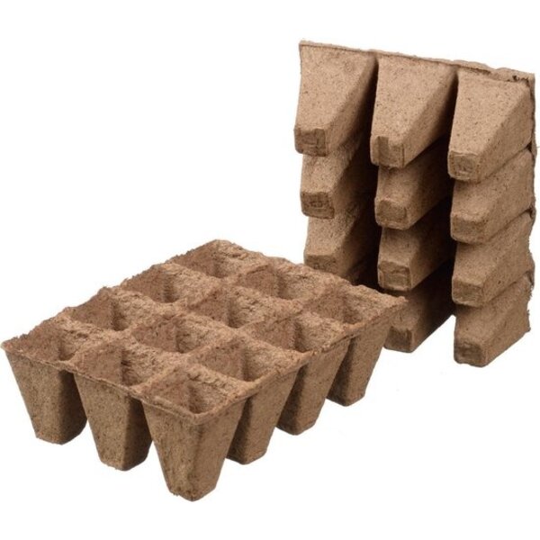 NATURE NATURE  Biologisch afbreekbare turfpotjes H5x4x4cm