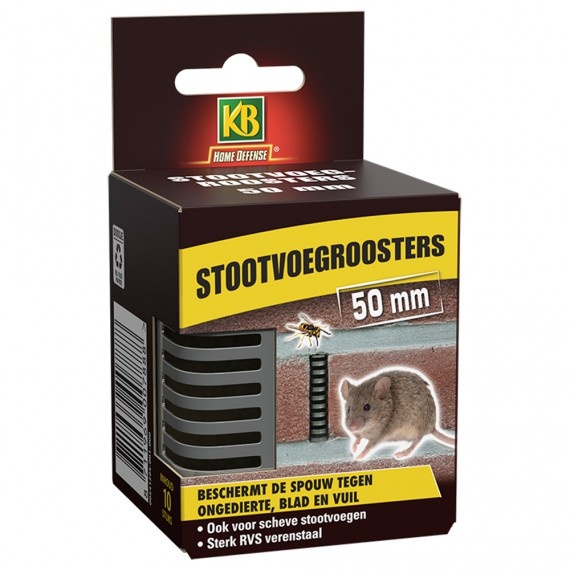 KB STOOTVOEGROOSTERS 50 MM 10 STUKS