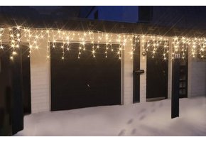 LED Ijspegel Kerstverlichting 6 meter - Warm wit - 240 LEDs