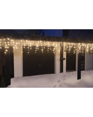 Generic LED Ijspegel Kerstverlichting 6 meter - Warm wit - 240 LEDs