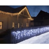 Generic LED Ijspegel Kerstverlichting 6 meter - Warm wit - 240 LEDs