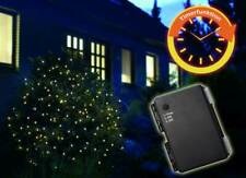 LED lichtnet12014 Lichtnet batterij 1.5x1.5m 6 / 18h timer 100 warm witte LED's buiten