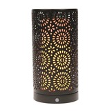 Firelamp Tafellamp met vuureffect - zeer sfeervol ! - Ø7x13cm - oplaadbaar met USB kabel