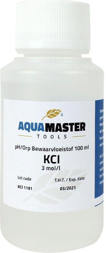 AquaMaster Tools 100 ml KCl Bewaarvloeistof