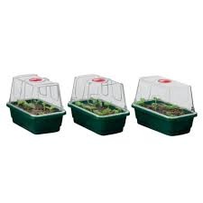 GARLAND MINI HIGH DOME PROPAGATOR (SET VAN 3) 17X10X12.5CM