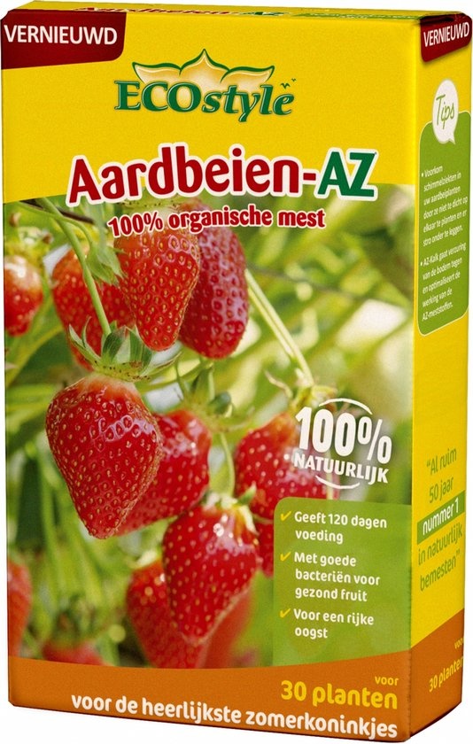 ECOSTYLE AZ AARDBEIEN 800 GRAM
