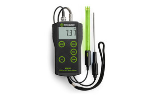 MW102-F DRAAGBARE VOEDSEL PH + TEMP METER KIT