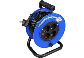 VB HASPEL 4 VOUDIG 3G1 MM² THERMISCH BEVEILIGD 2300W 15 METER