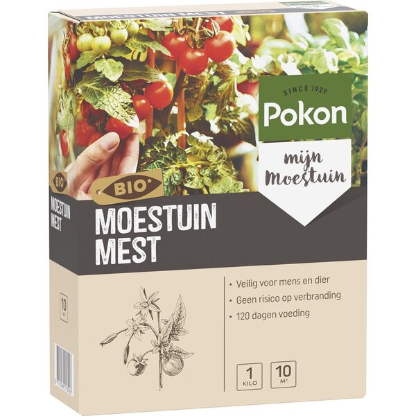 POKON  POKON BIO MOESTUIN VOEDING 1KG