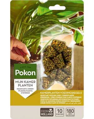 POKON  KAMERPLANTEN VOEDINGSKEGELS 10 STUKS