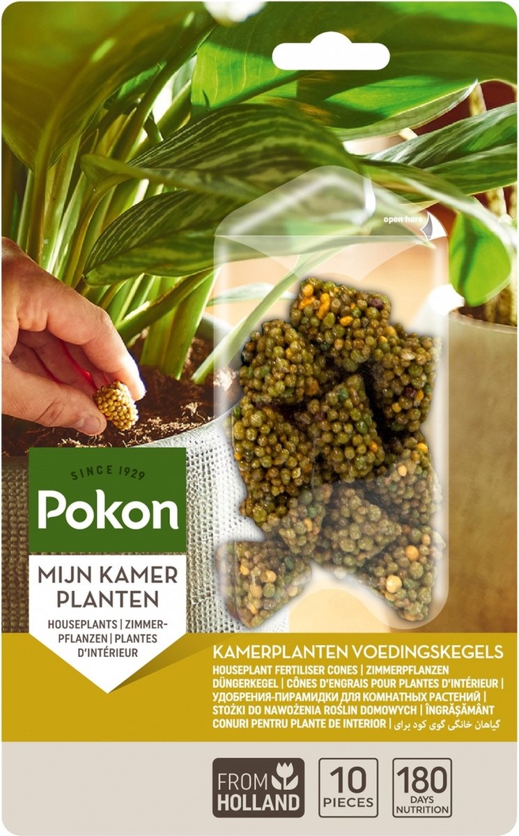 POKON KAMERPLANTEN VOEDINGSKEGELS 10 STUKS