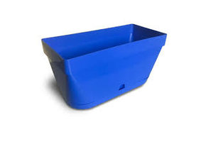 BLOEMBAK 60 CM BLAUW