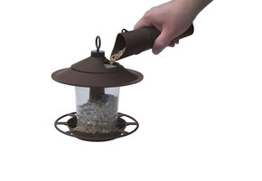 LANTAARN ZAAD EN NOTEN VOGELVOEDERHUISJE ANTRACIET