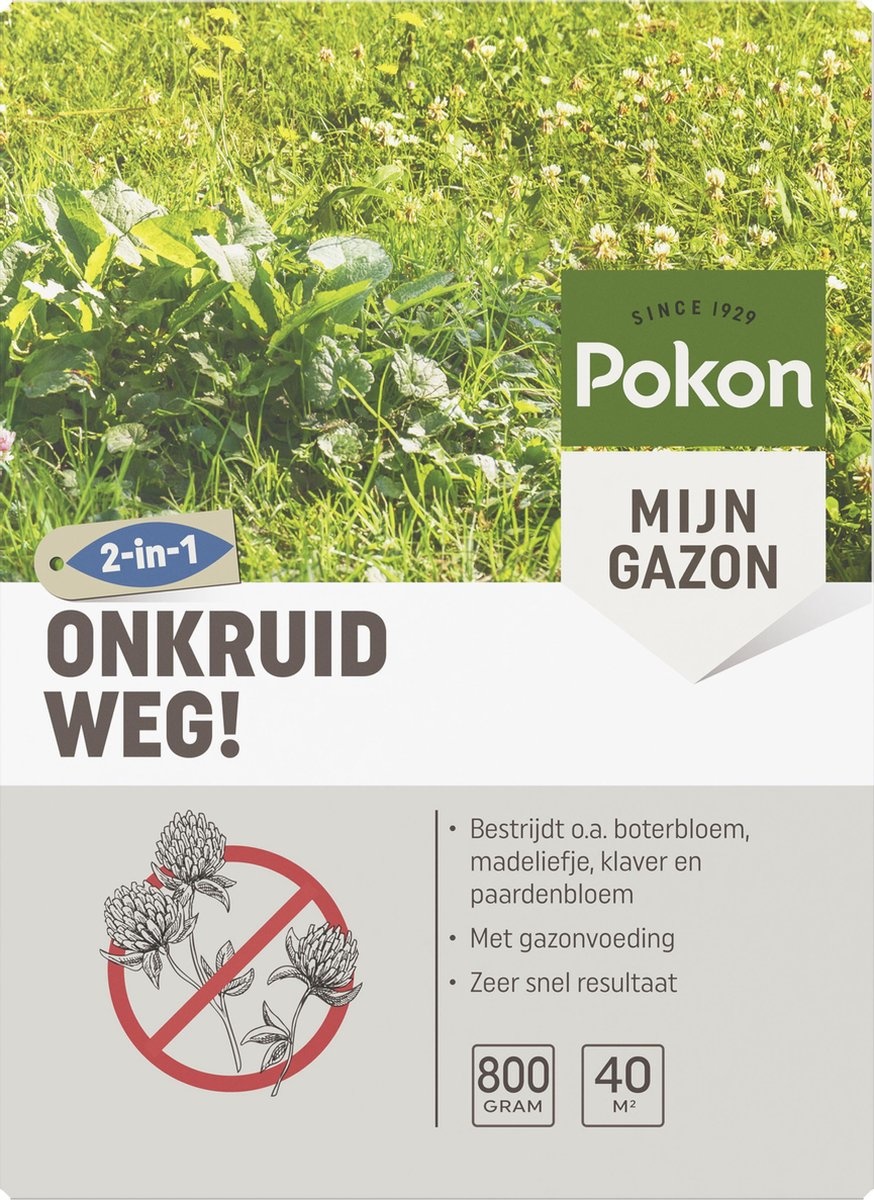 POKON ONKRUID WEG! 800 GRAM 40M²