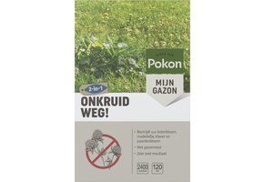 ONKRUID WEG! 2400 GRAM 120M²