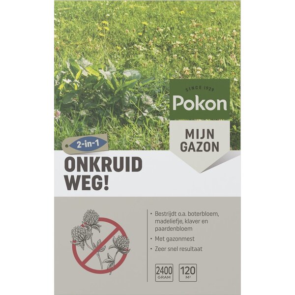 POKON  POKON ONKRUID WEG! 2400 GRAM 120M²