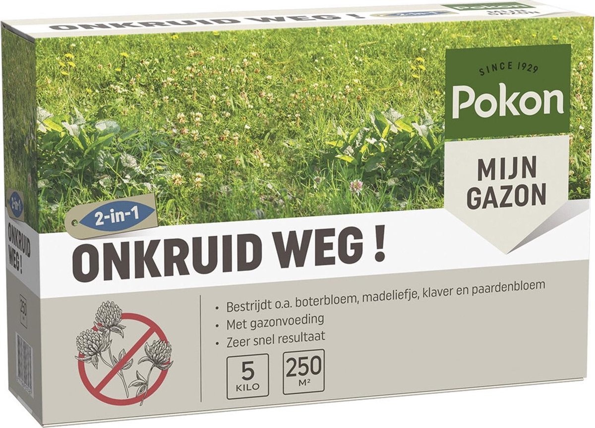POKON ONKRUID WEG! 5 KG 250M²