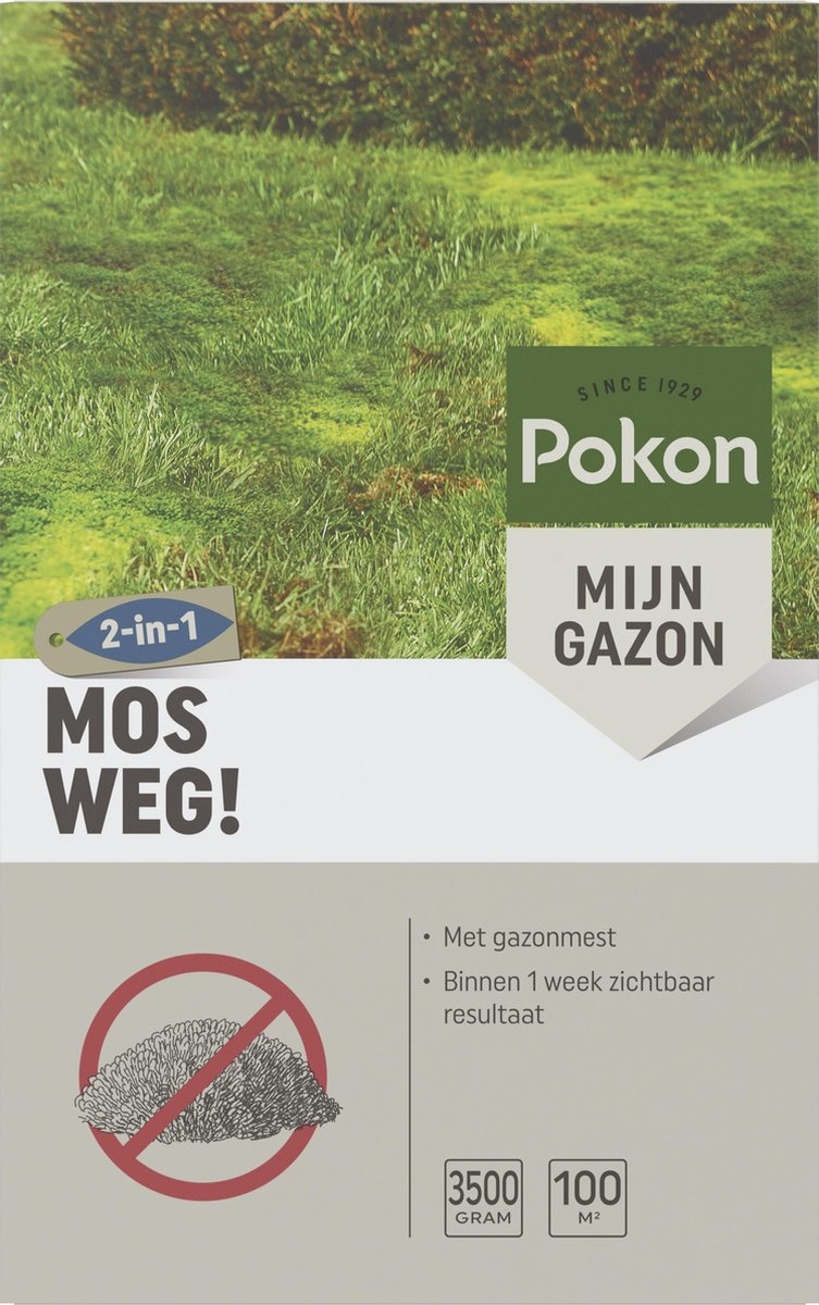 POKON MOS WEG! 3500 GRAM 100M²