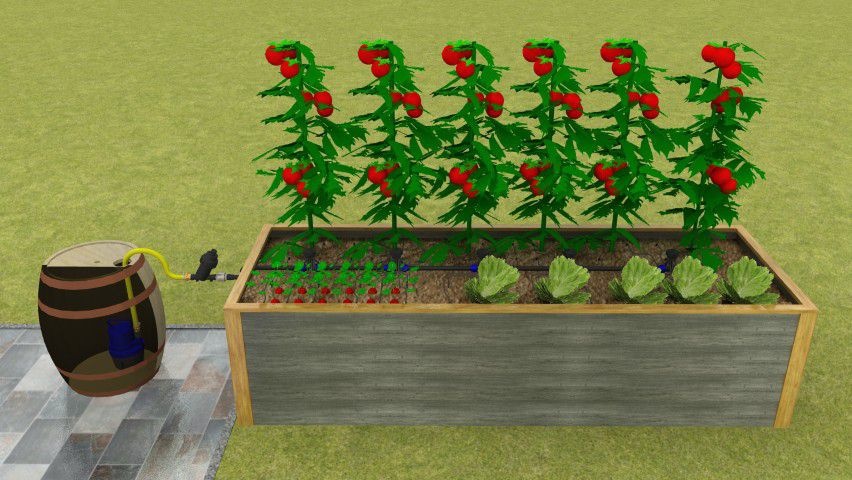 AQUAKING Bewateringssysteem 3m² - 60 pots