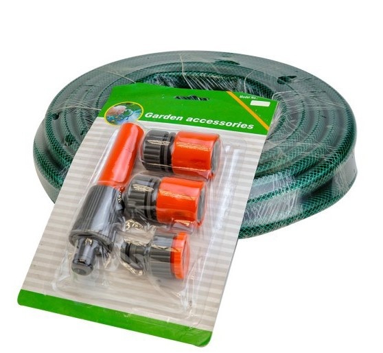 TUINCENTRUMLOPIK   PLASTENA GROENE TUINSLANG MET KOPPELSET 10 METER