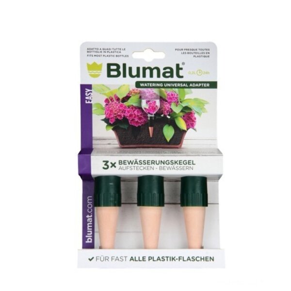 BLUMAT BLUMAT FLESSEN ADAPTER 3 STUKS (0,2 L PER DAG)