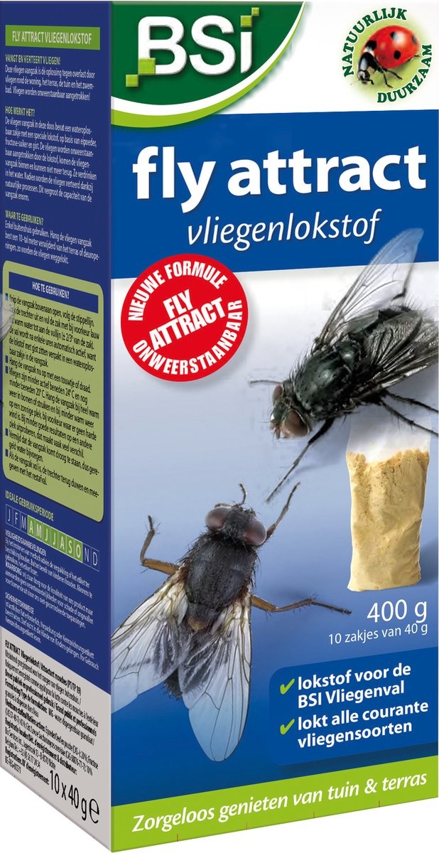 BSI FLY ATTRACT VLIEGENVAL LOKSTOF 10 X 40 GRAM