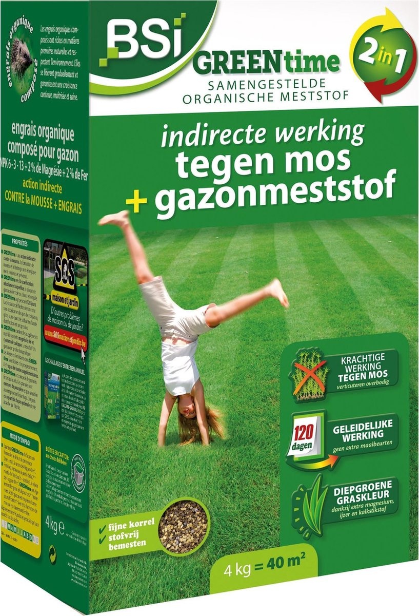 BSI GAZON GREEN TIME 2-IN-1 4 KG
