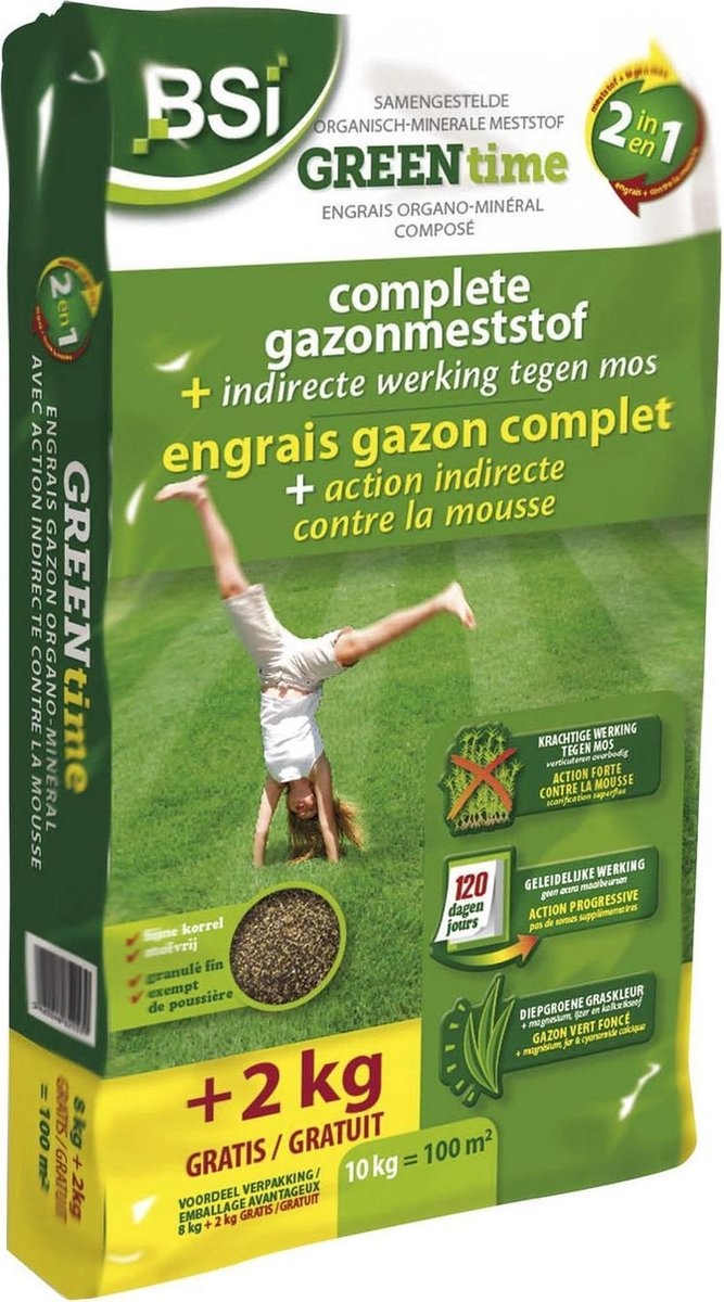 BSI GAZON GREEN TIME 2-IN-1 20 KG