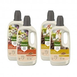 POKON BIO PLANTENVOEDING 2 SOORTEN VOORDEELPACK 4 X 1 LITER