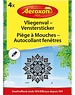 AEROXON VLIEGENVAL VENSTERSTICKER PLAKSTRIPS 4 STUKS