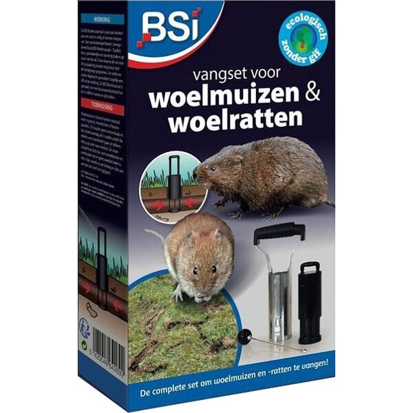 BSI BSI VANGSET VOOR WOELMUIZEN & WOELRATTEN