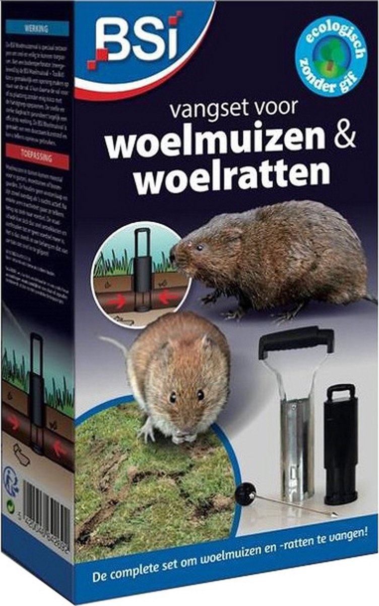 BSI VANGSET VOOR WOELMUIZEN & WOELRATTEN