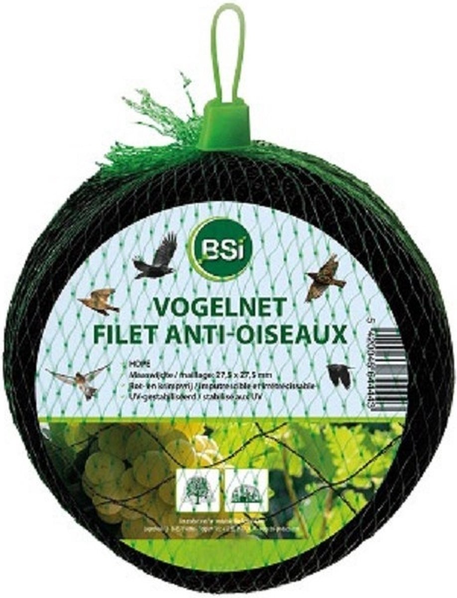 BSI VOGELNET POLYETHYLEEN 4 X 5 METER