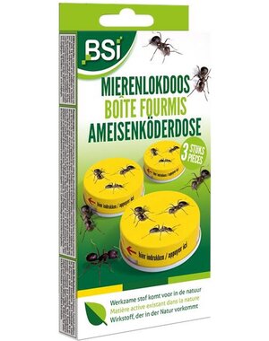 BSI MIERENLOKDOOS 3 STUKS